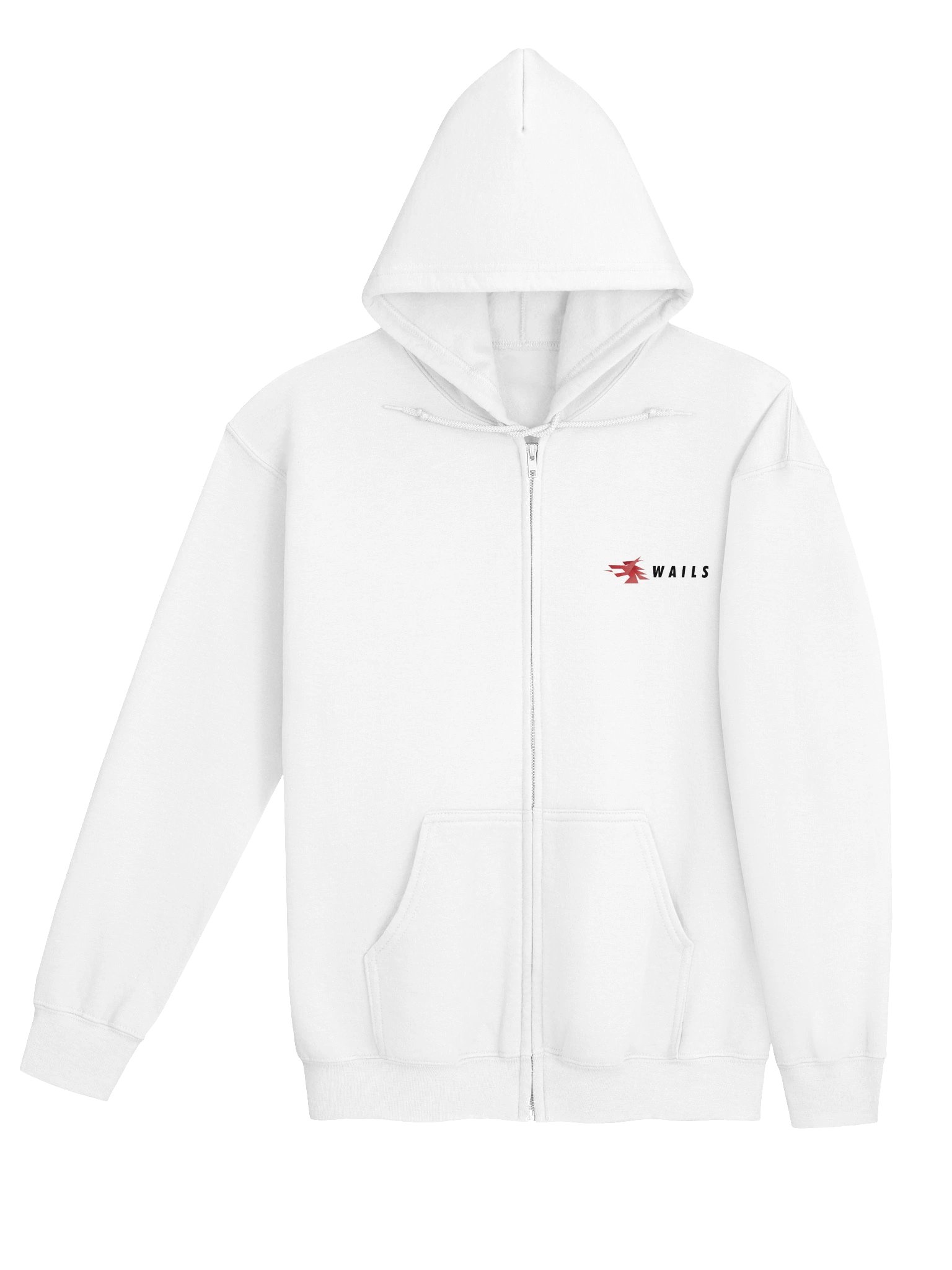 Wails Logo Zip Hoodie - White product image (4)