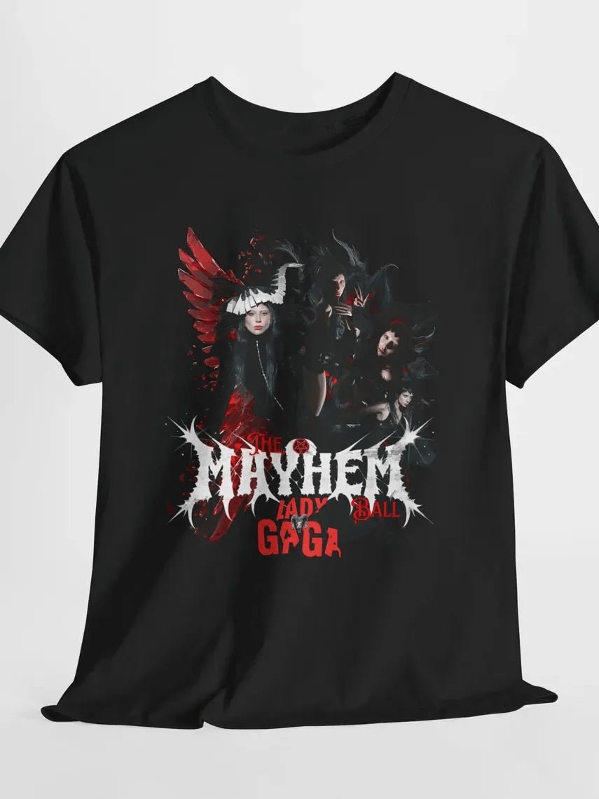 Lady Gaga The Mayhem Ball Tour 2026 Metal T-Shirt | FanClubTee