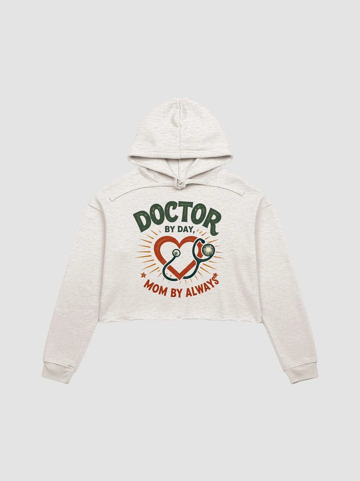 Heartfelt Doctor Mom Crop Hoodie product image (3)