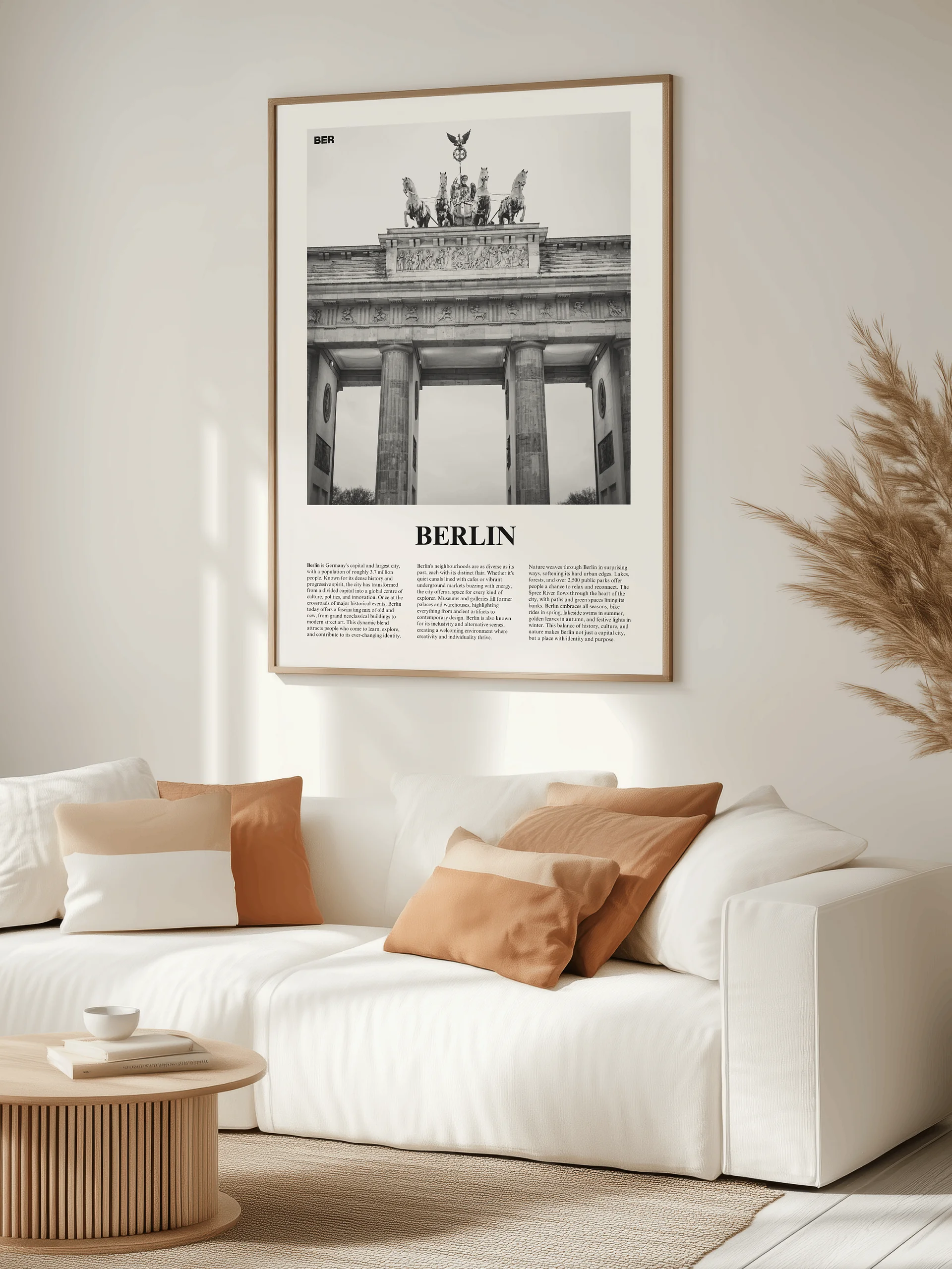 Berlin 04 Newspaper Poster | Framed product image (3)