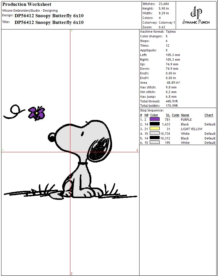 SNOOPY BUTTERFLY product image (3)