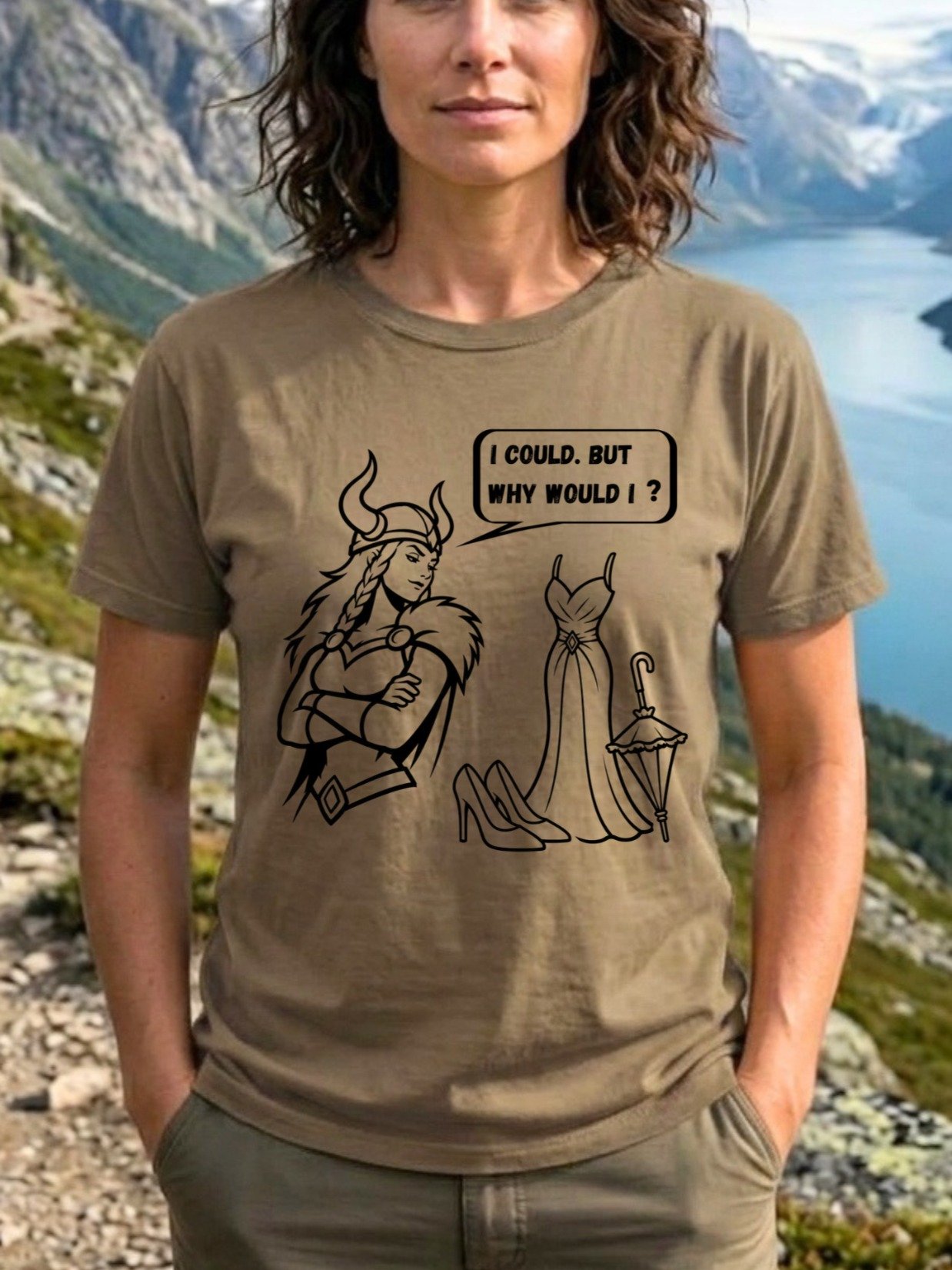 Funny Rebellious Valkyrie - I could but why would I product image (26)