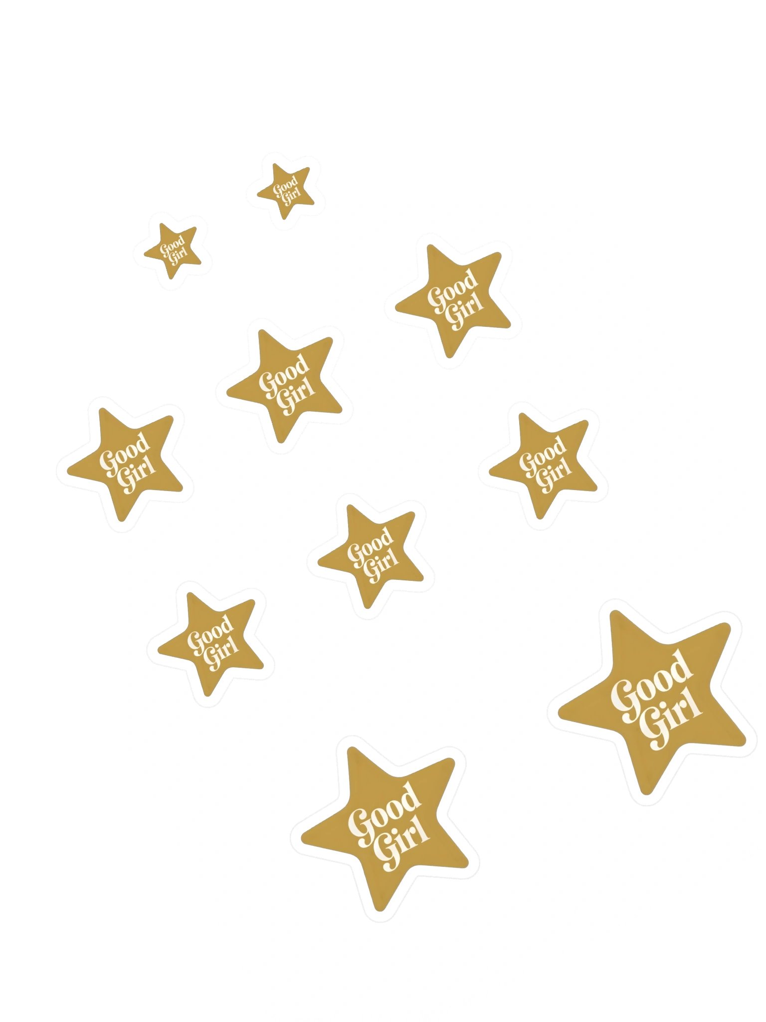 Good Girl Gold Star Sticker Sheet product image (1)