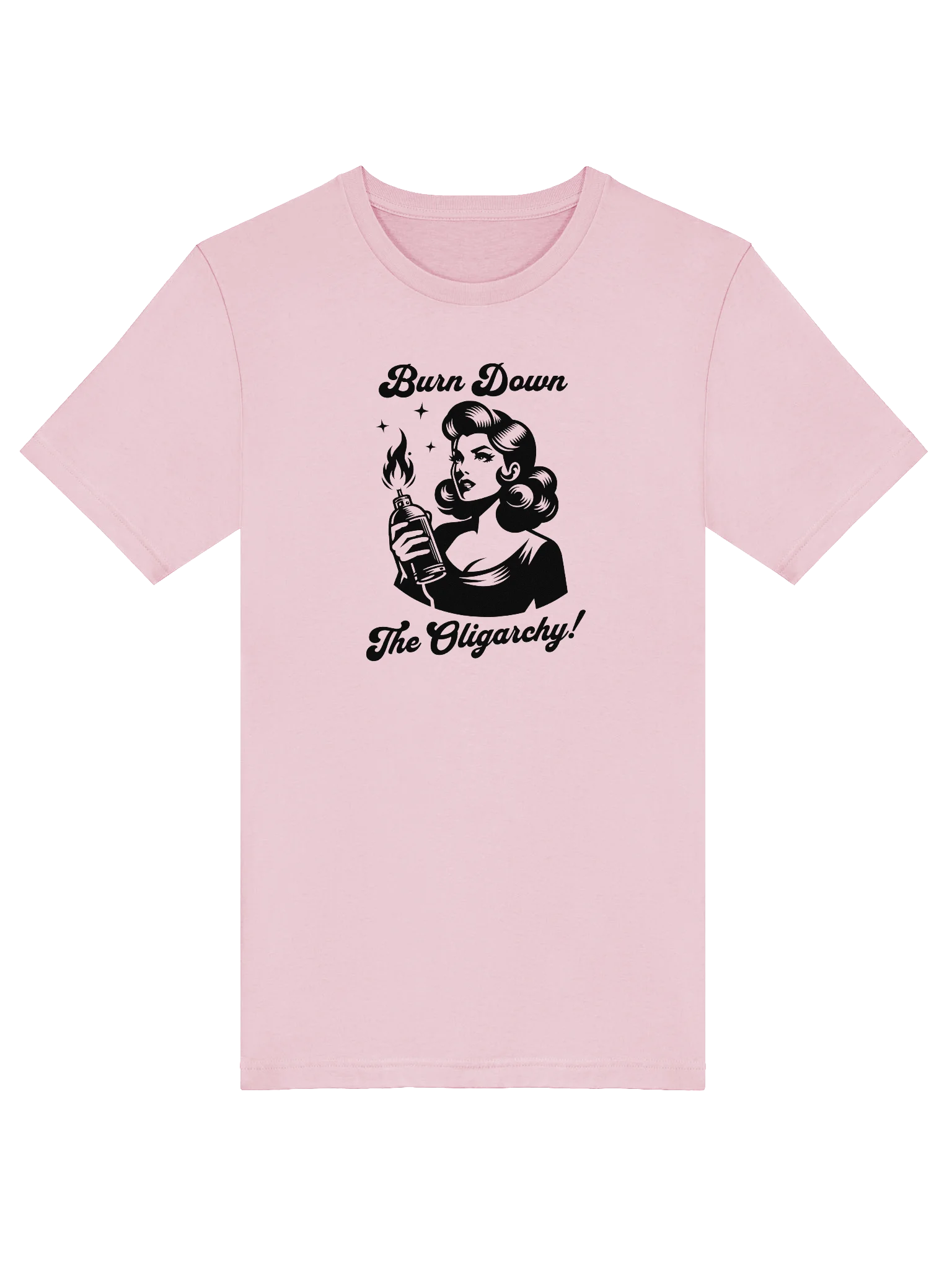 Burn Down The Oligarchy Retro Supersoft T-Shirt product image (19)