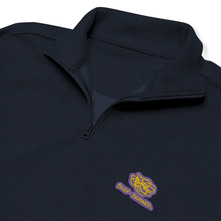 BUSY-BRAINED (tulip design) embroidered quarter zip product image (11)