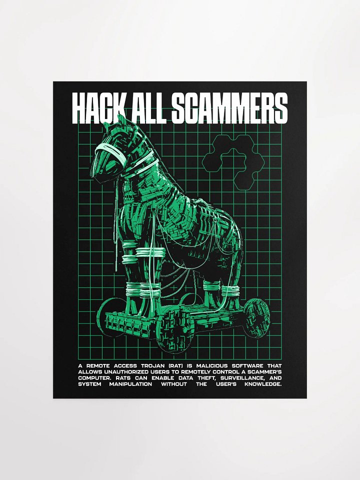 Hack All Scammers Poster