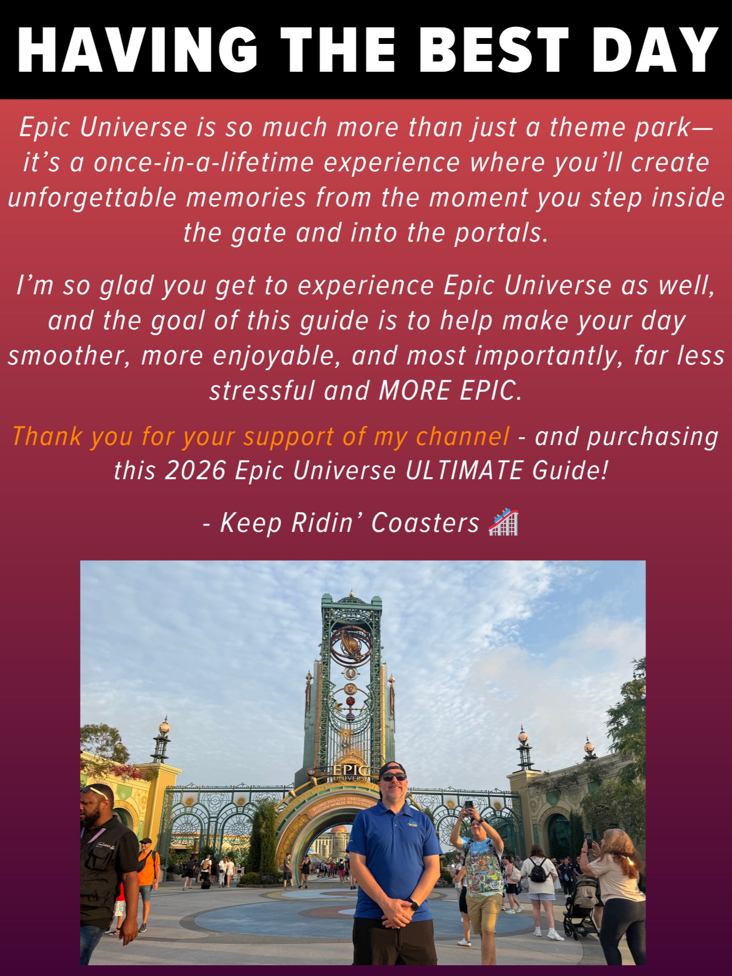 Epic Universe Guide 2026 | 63-Page Printable Digital PDF, Instant Download product image (12)