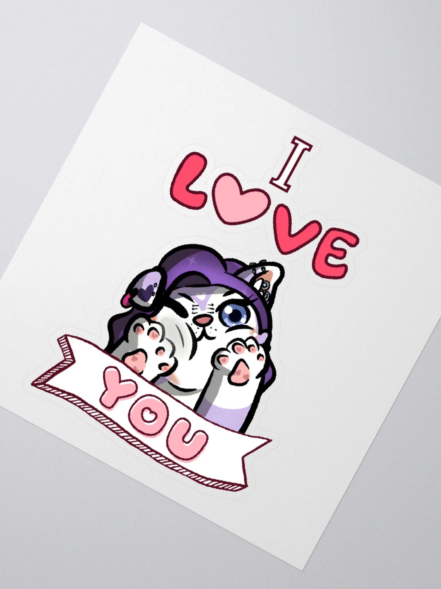 I love you sticker product image (5)