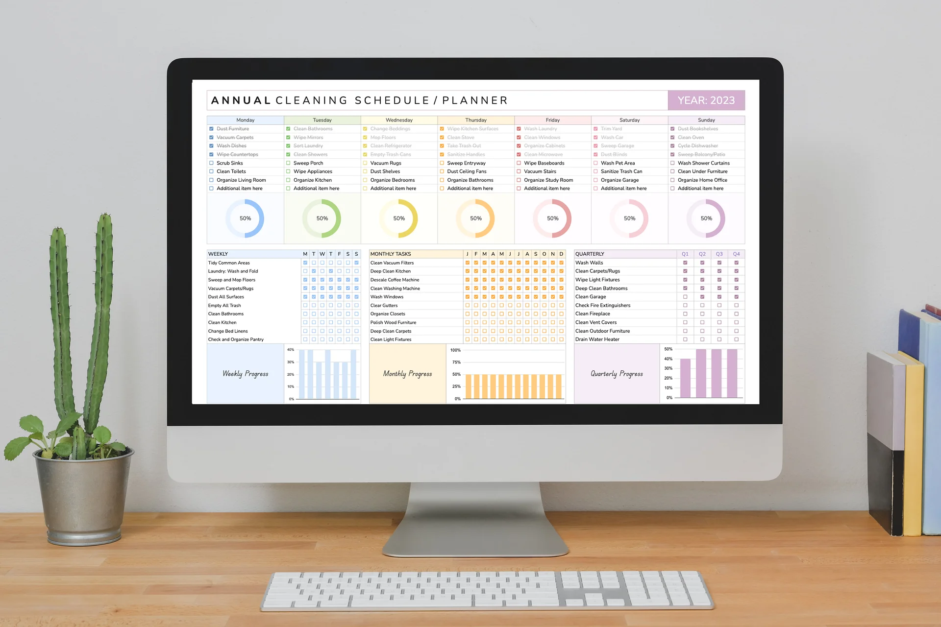 Comprehensive Cleaning Checklist Template - Google Sheets Template product image (4)