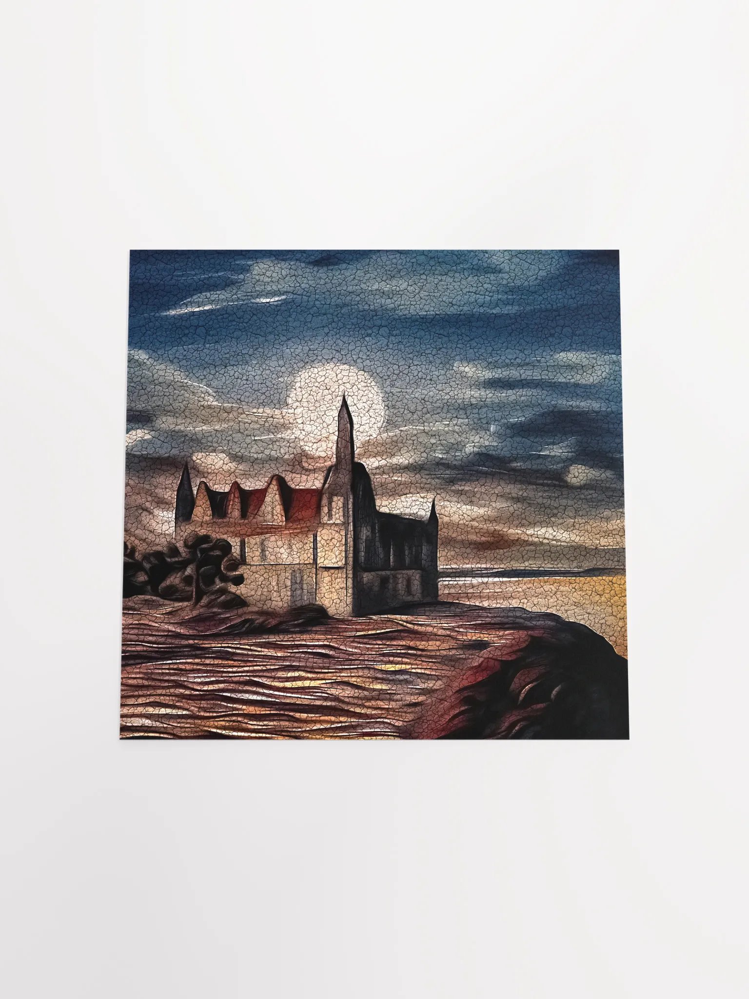 Kronborg castle - Oil painting - Square product image (9)