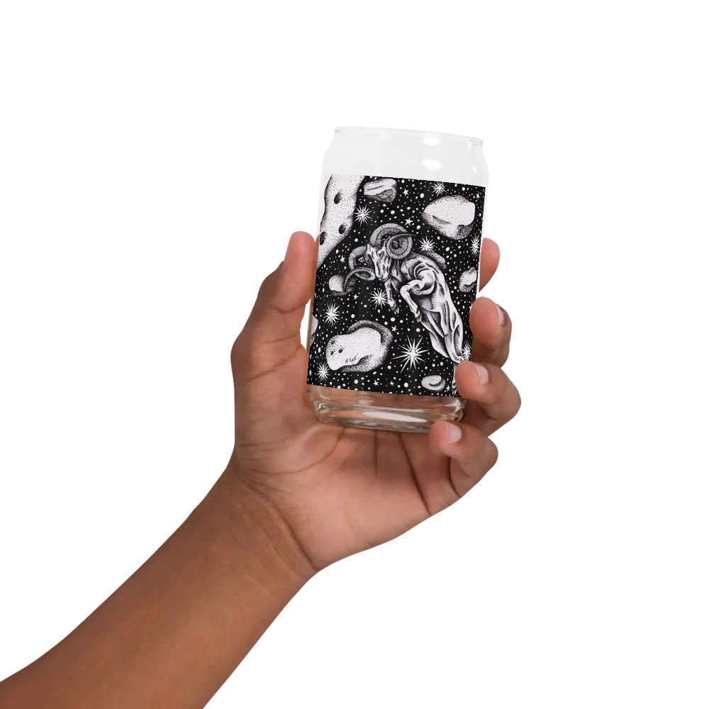 Aries Zodiac Can-Shaped Glass product image (4)