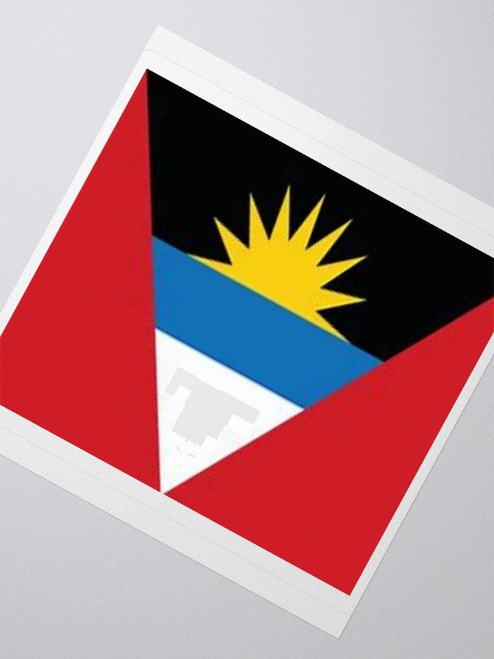 Exclusive Antigua and Barbuda Flag Kiss-Cut Stickers - High-Quality Vinyl, Multiple Sizes product image (5)