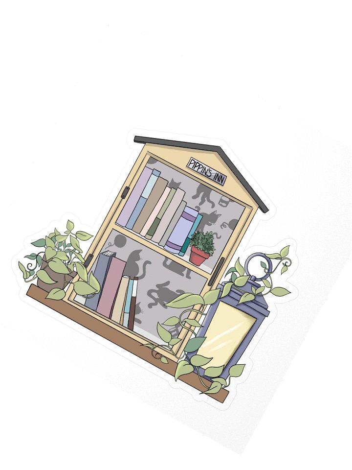 Pippin's Inn Little Free Library Sticker product image (2)