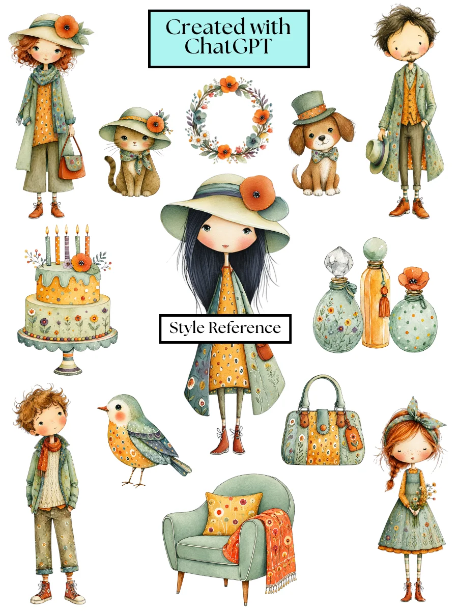 Magic Style Pack Volume 1: Clip Art Styles for Spring & Summer product image (2)
