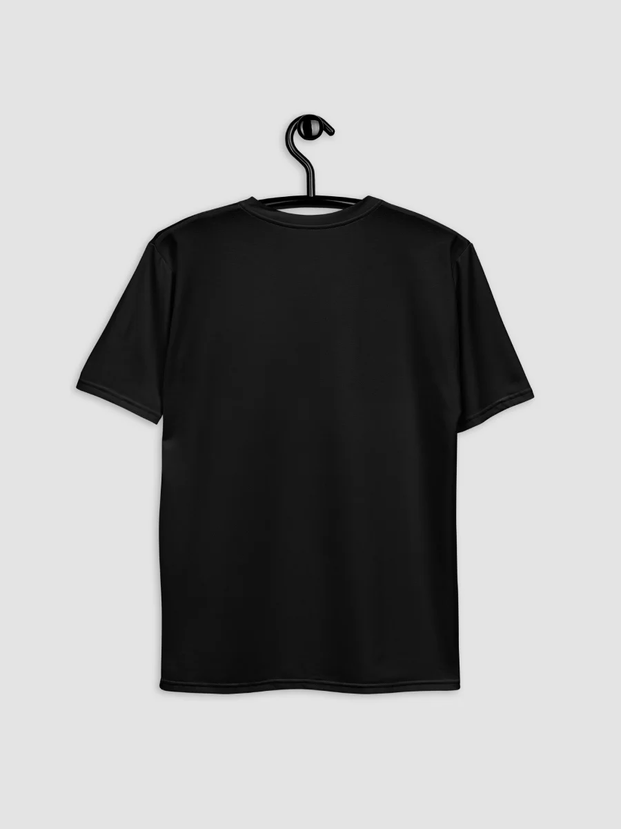 “FIRE” & CROWN™ logo print—short-sleeve crew men’s (black-on-black) · Exclusive, limited all-black variant product image (6)