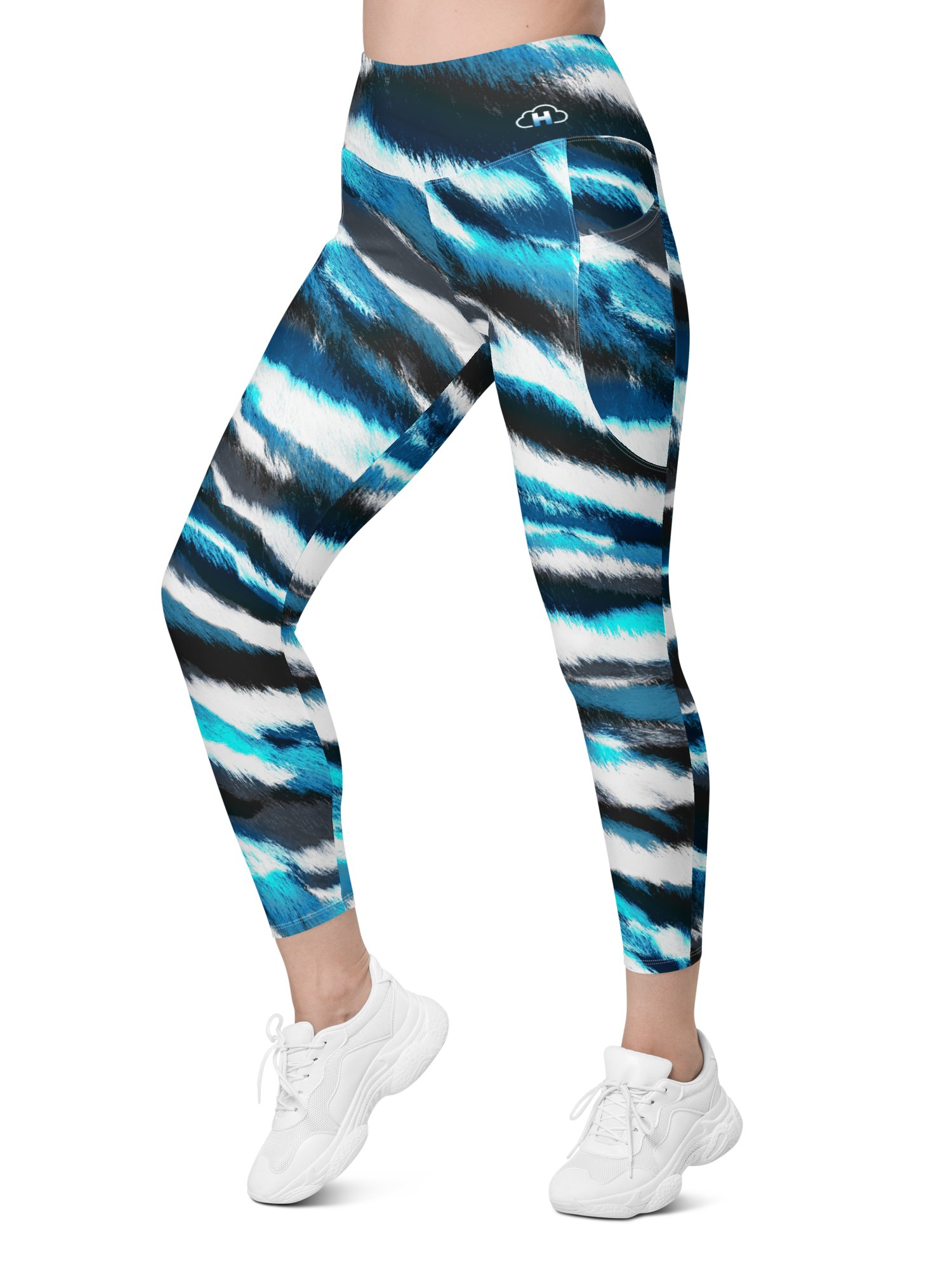 Animal Blue-Leggings with pockets product image (12)
