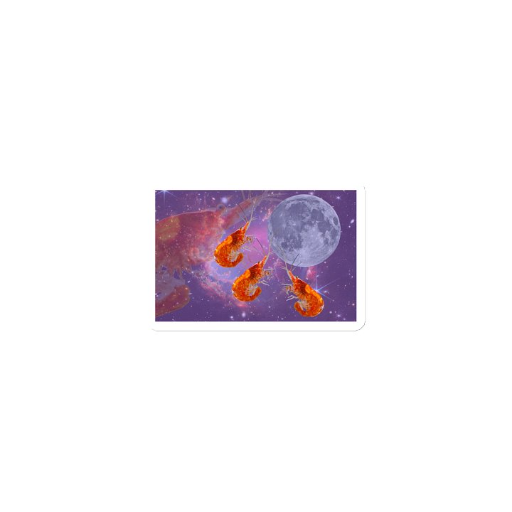 Shrimp Wolf Moon Magnet product image (1)