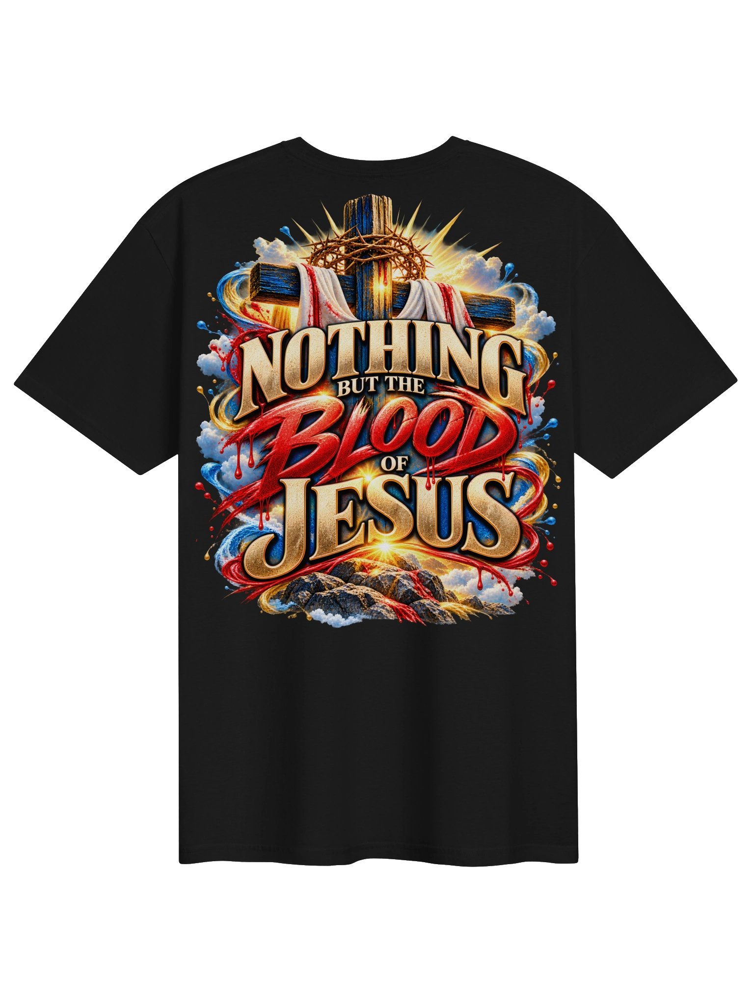 What Can Wash Away My Sins? Cross Graphic Tee product image (2)