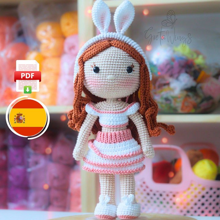 Patrón de Amigurumi de Amber Pacuas (Descarga Digital) product image (1)