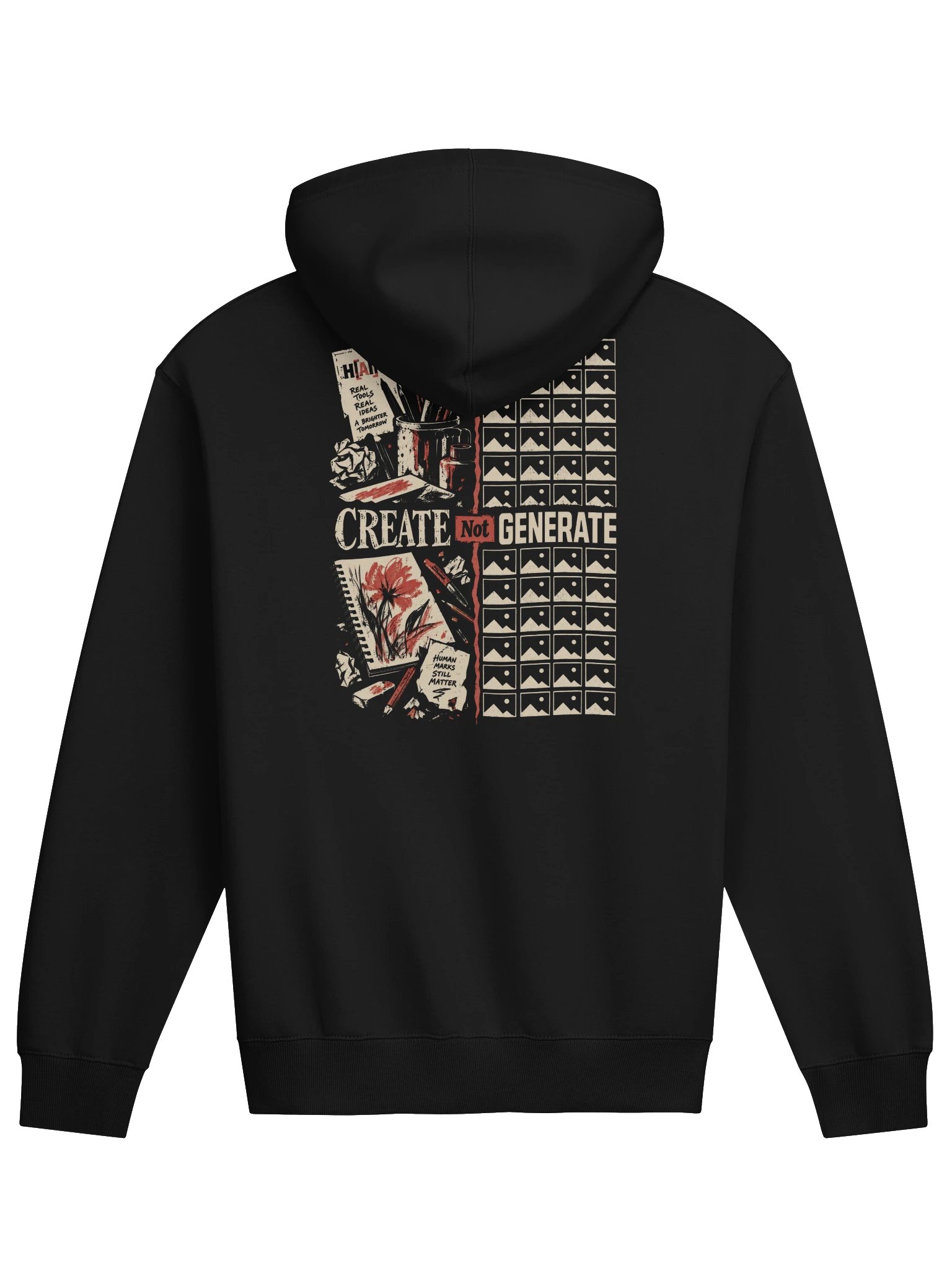 Create Not Generate: Studio vs Server | Box Hoodie product image (5)
