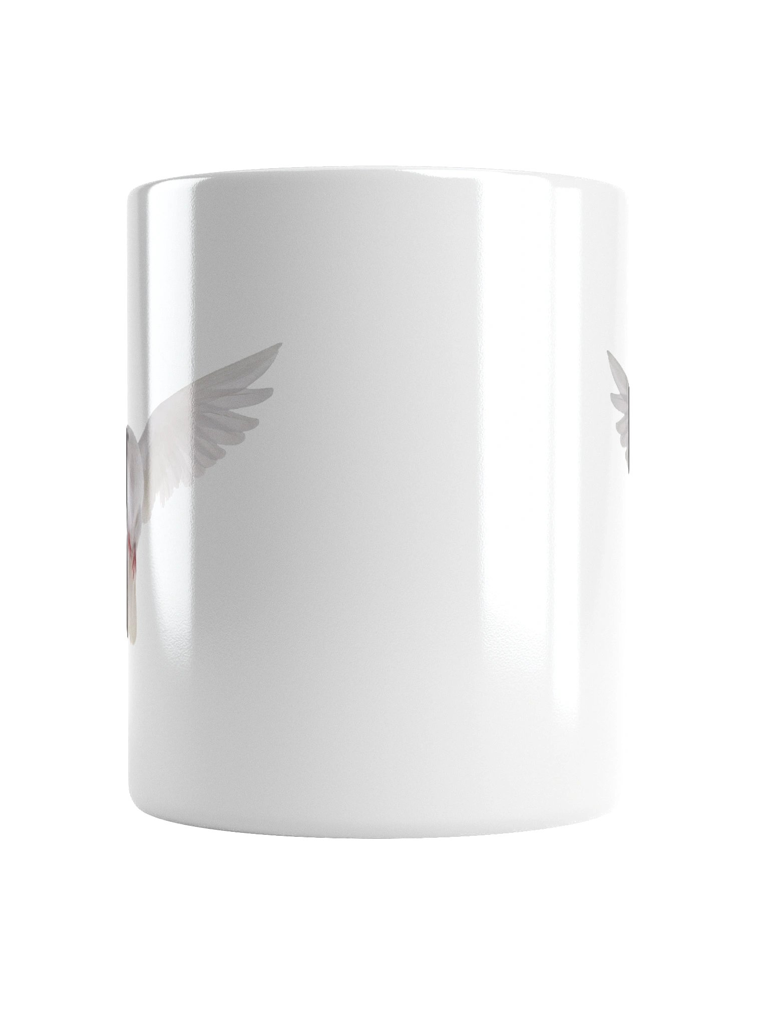 Glossy White Dove Mug product image (4)