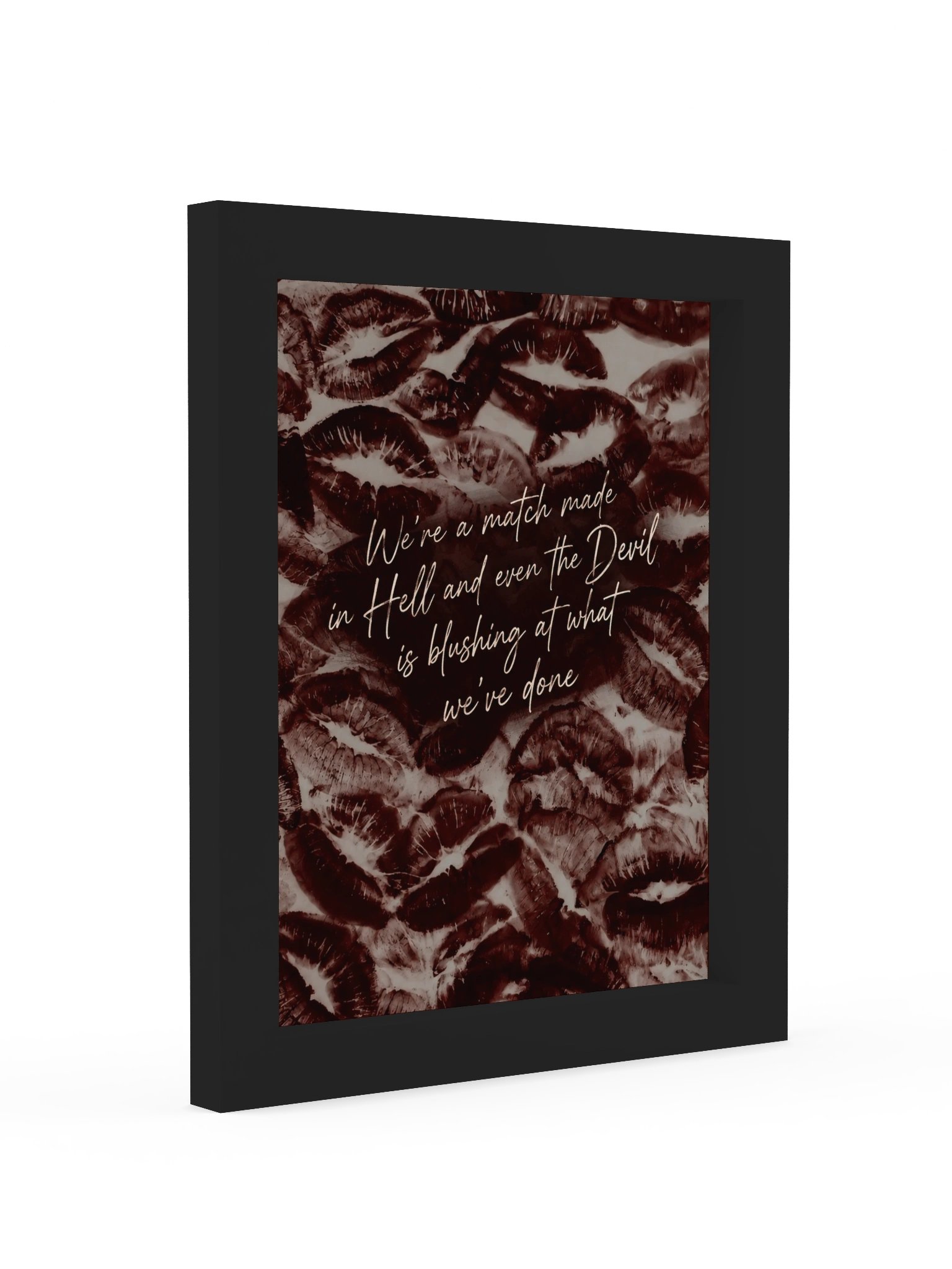 Even the Devil Blushes - Framed Poster product image (32)