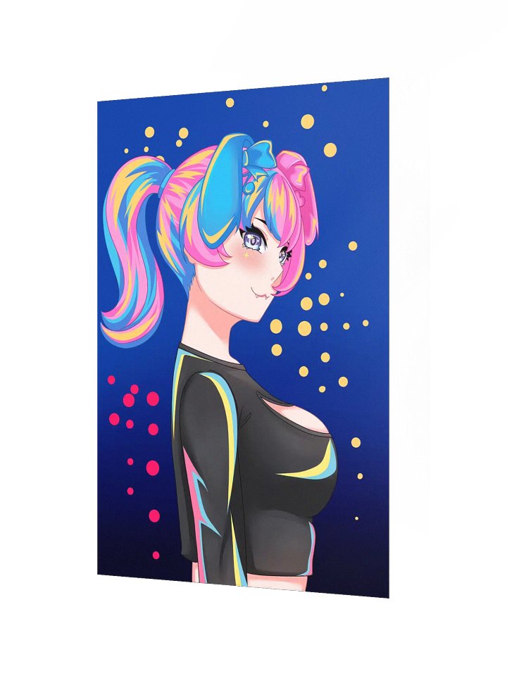 MooMoo Side Profile Poster (Pop Art Deco) product image (2)