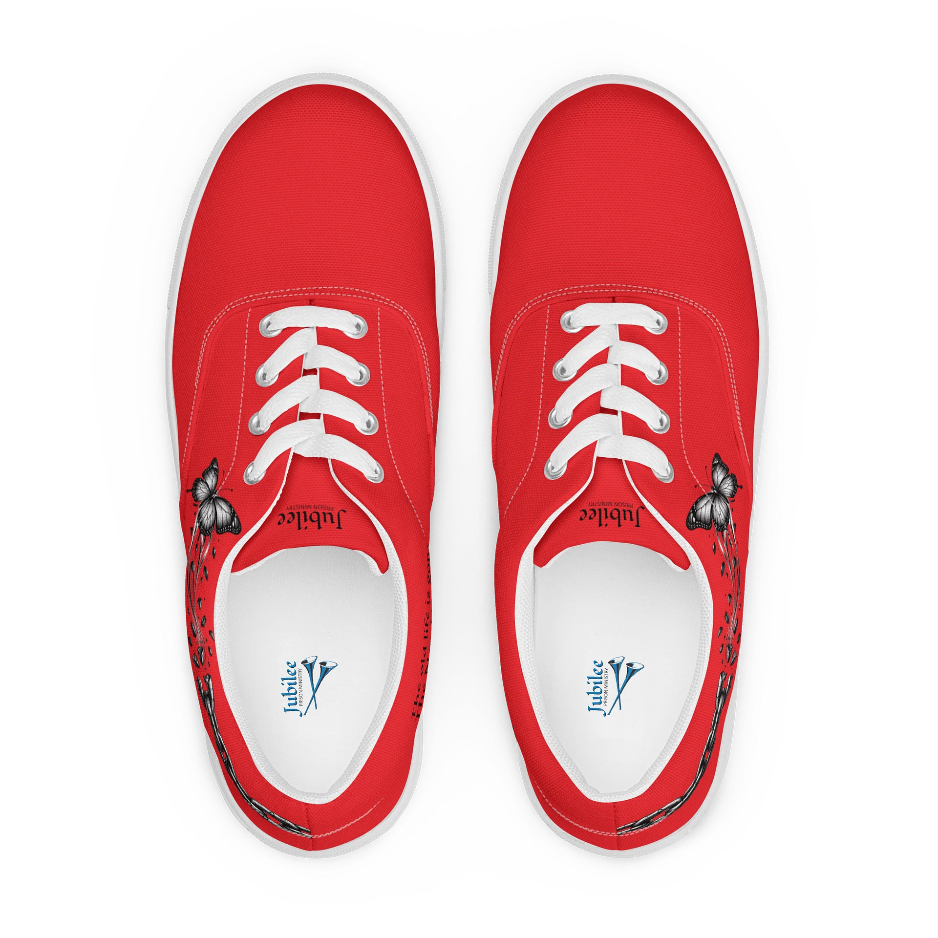 Women's Butterfly Sneakers - Red product image (1)