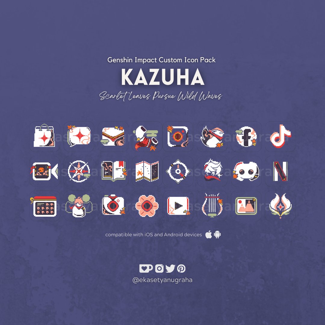 Kazuha Icon Pack product image (2)