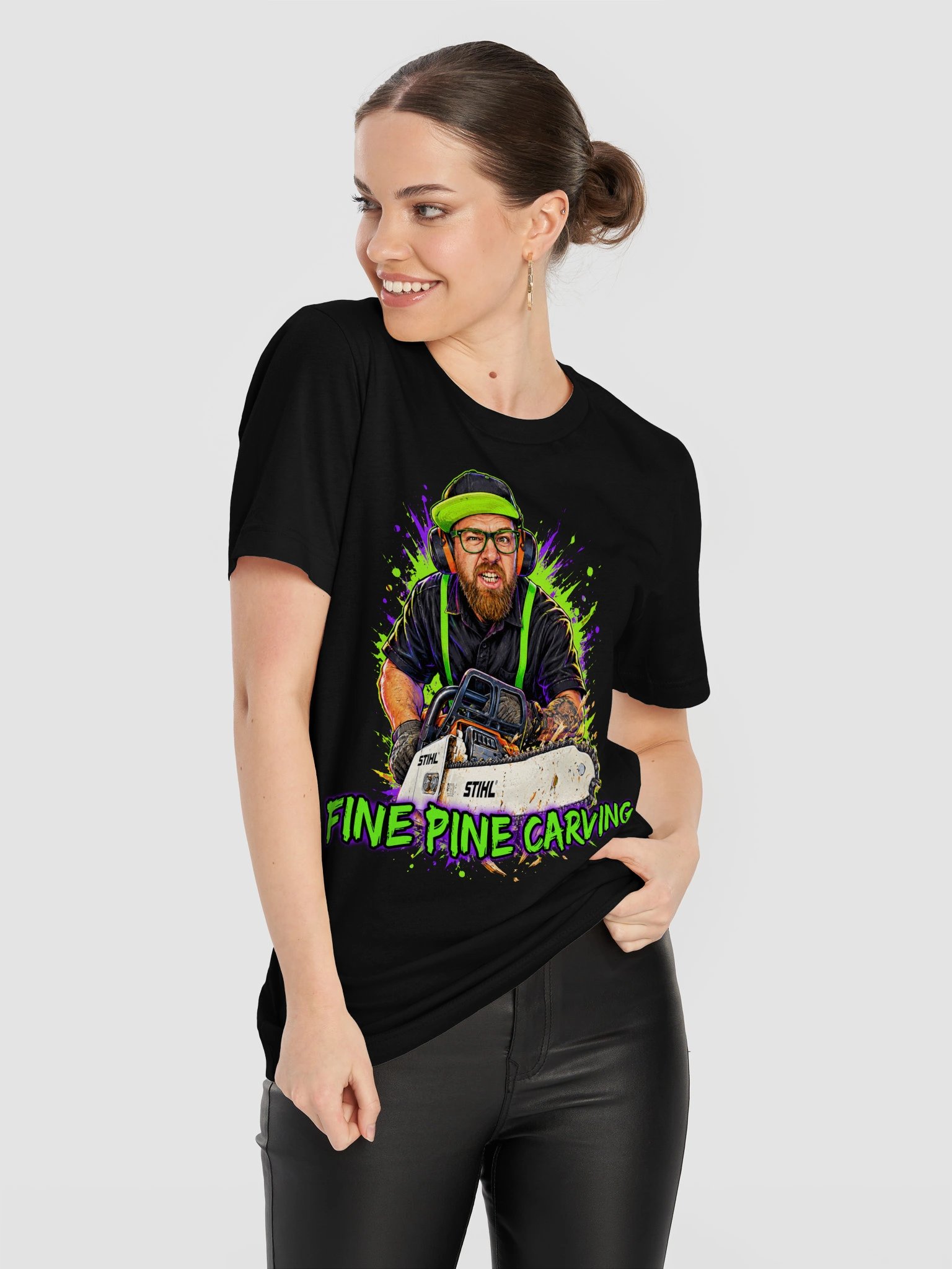 Crazy Carving Man Tee! product image (11)