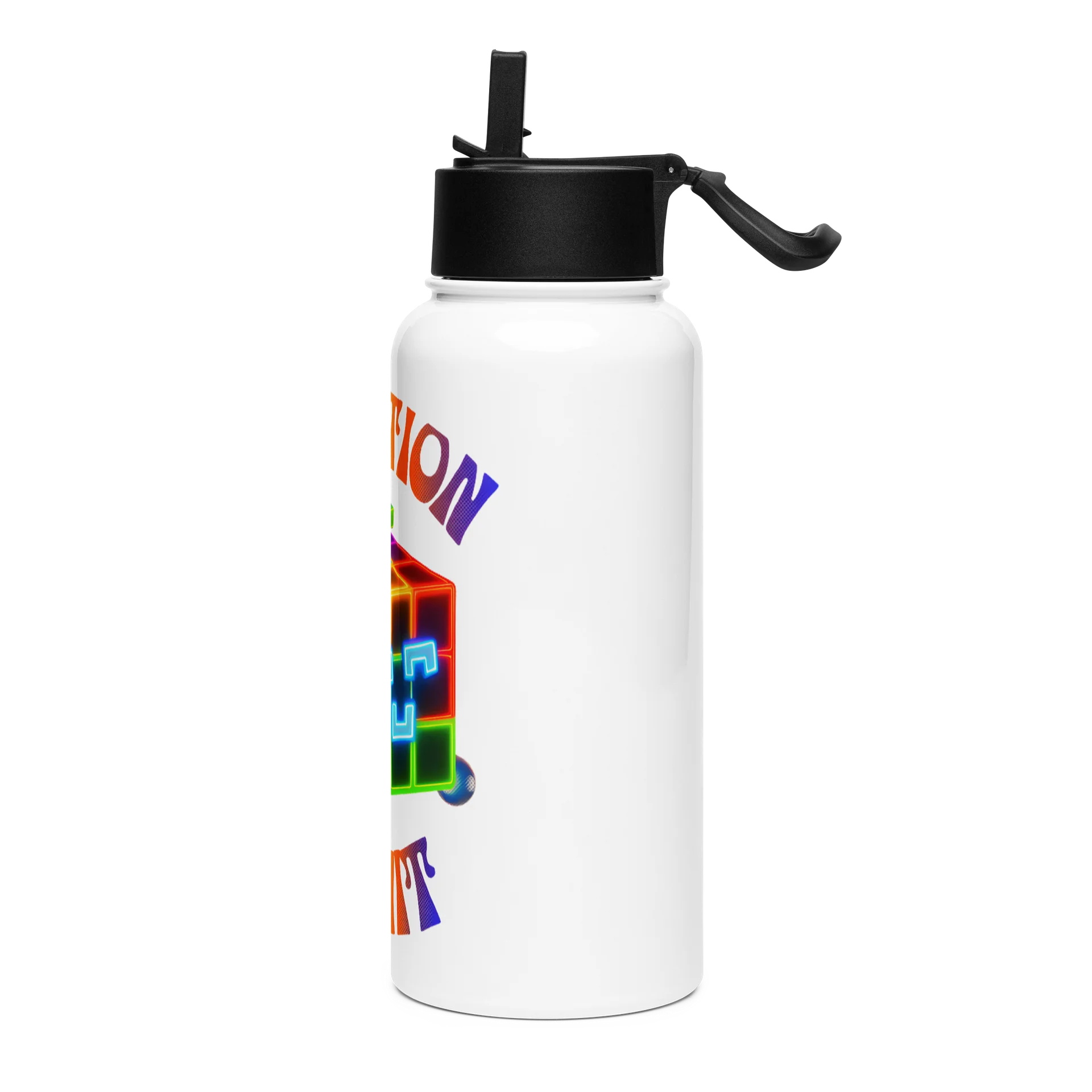 Creation Fruit Blox Fruits Gamer Stainless Steel Water Bottle With Straw Gift For Kids product image (3)