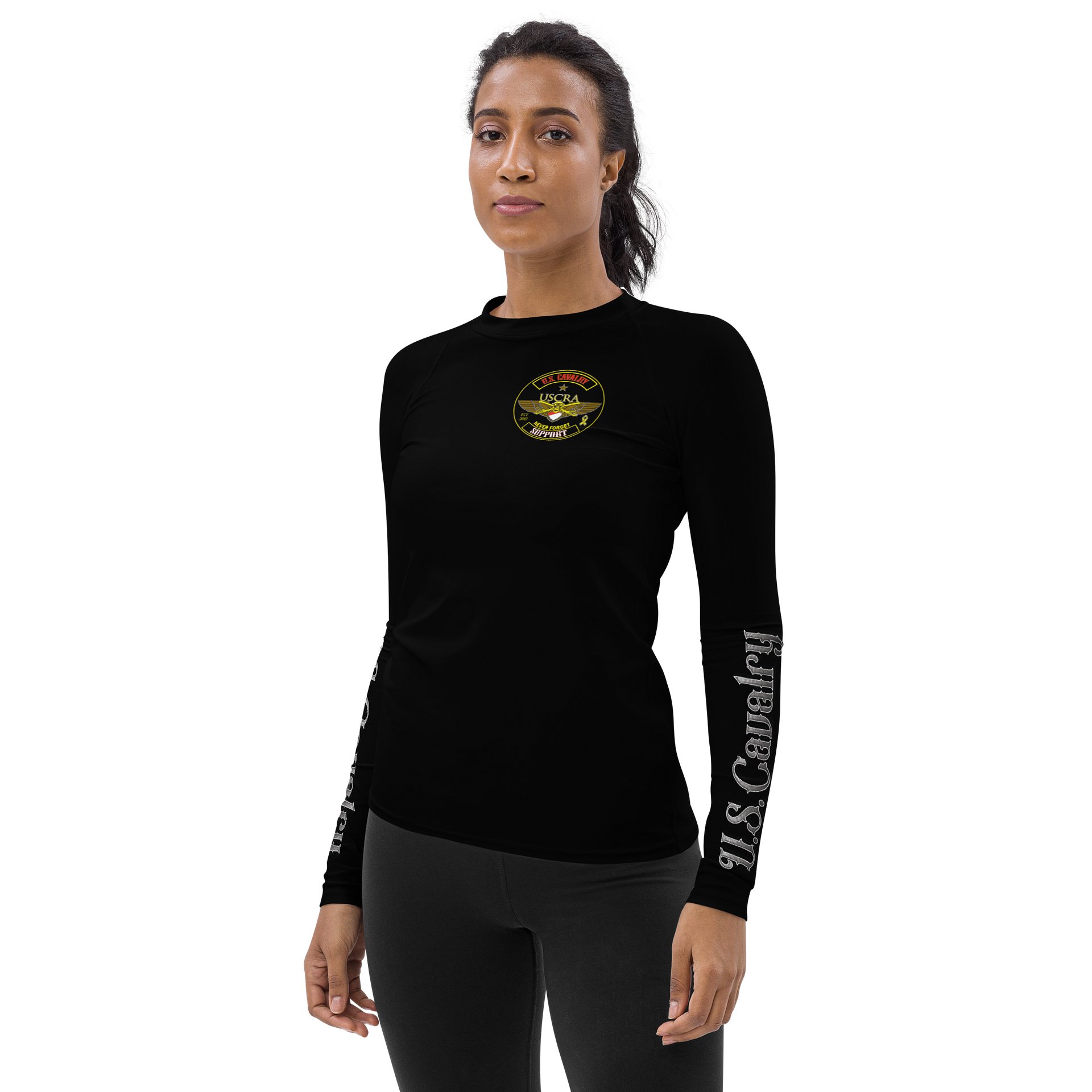 Women's USCRA Long Sleeve SUPPORT "Rash Guard"Tee product image (3)