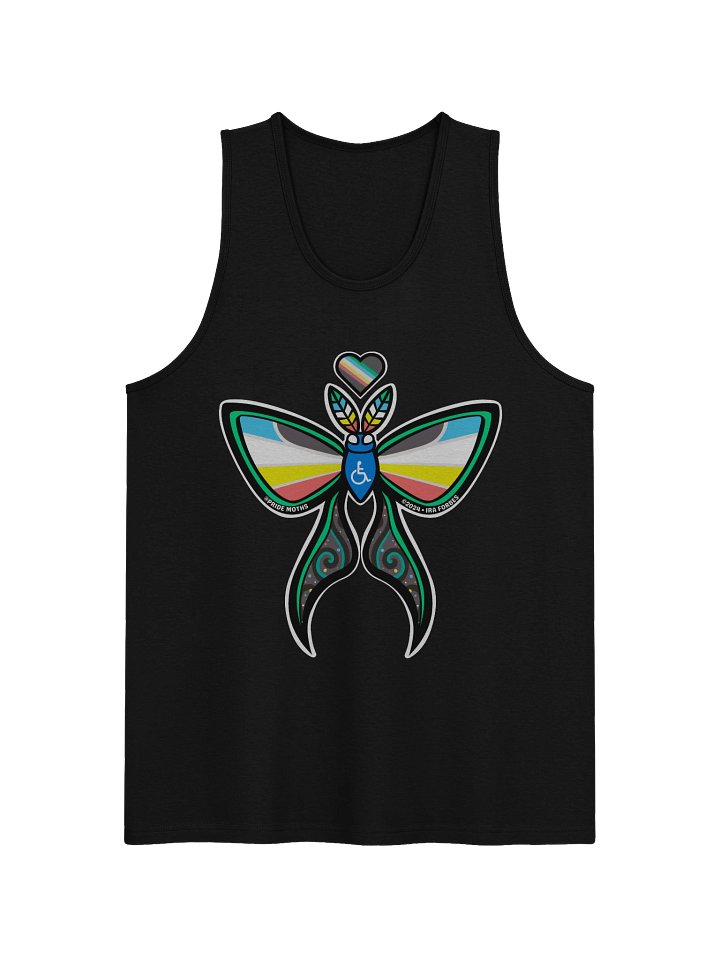 № 10 | DISABILITY PRIDE MOTH | GRAPHIC TANK | TANK TOP product image (1)
