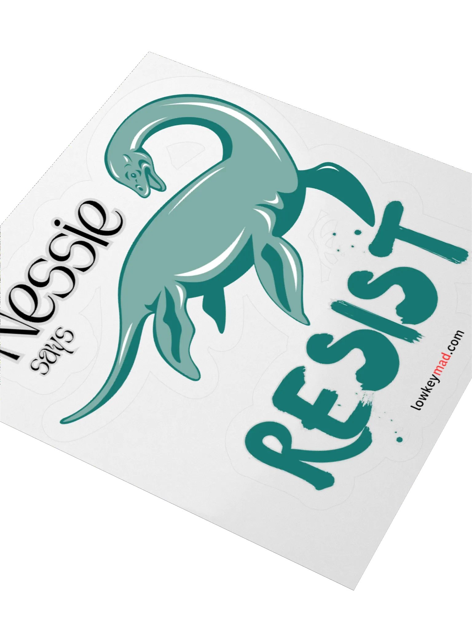 Nessie Resists Sticker product image (5)