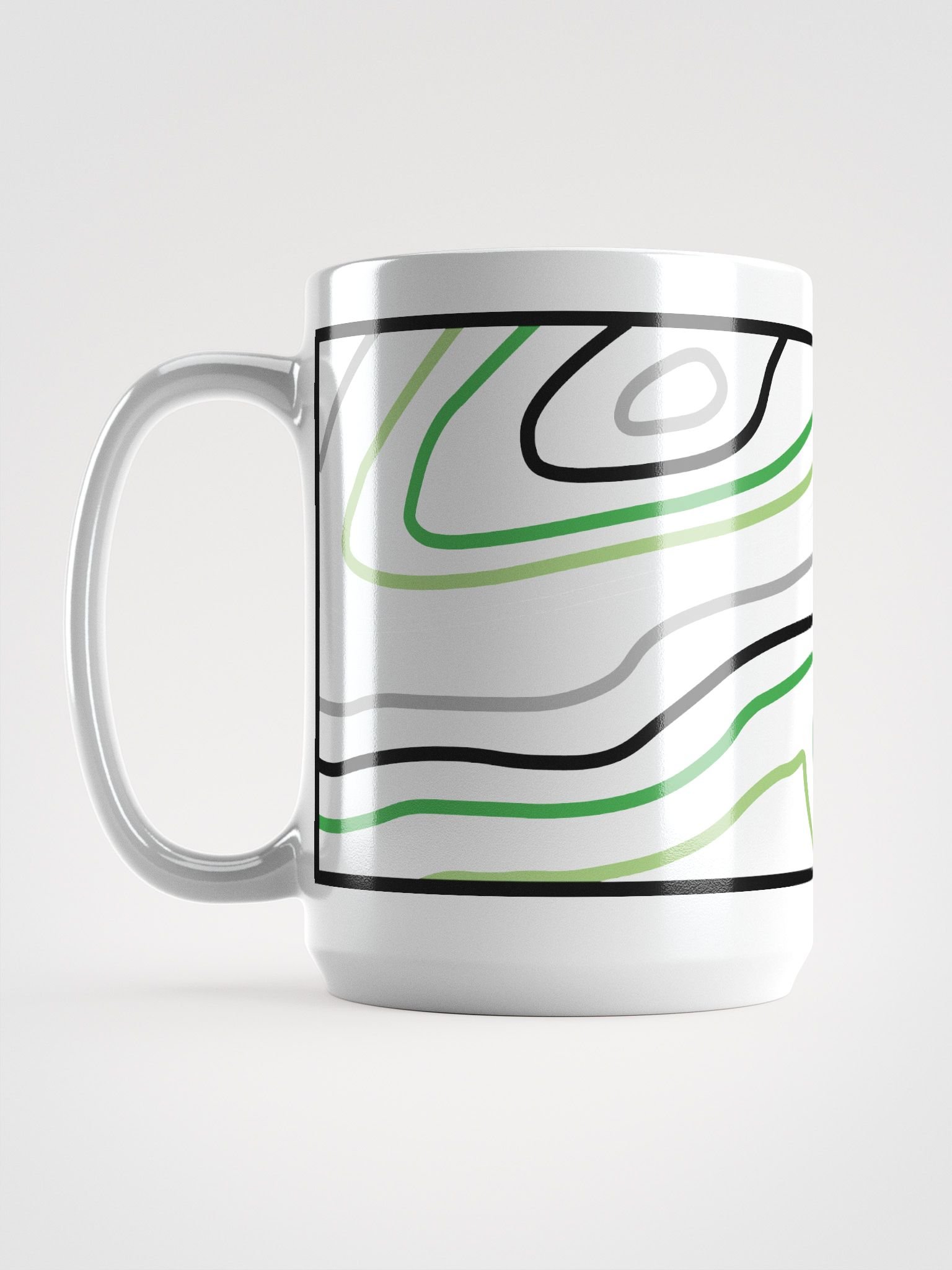 Topographic Pride- aro mug product image (6)