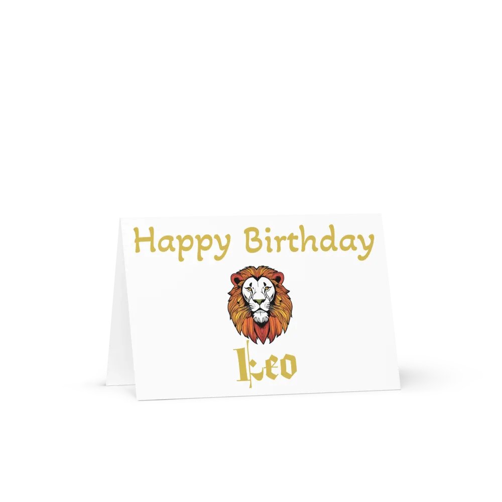 Leo's Mane Birthday Card product image (1)