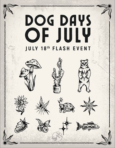 Dog Days of July flash event is coming up soon! Pricing below 👇🏻

*** TOP ROW: 2” Tall - $80
*** BOTTOM ROWS: 1” - $60

Come ...