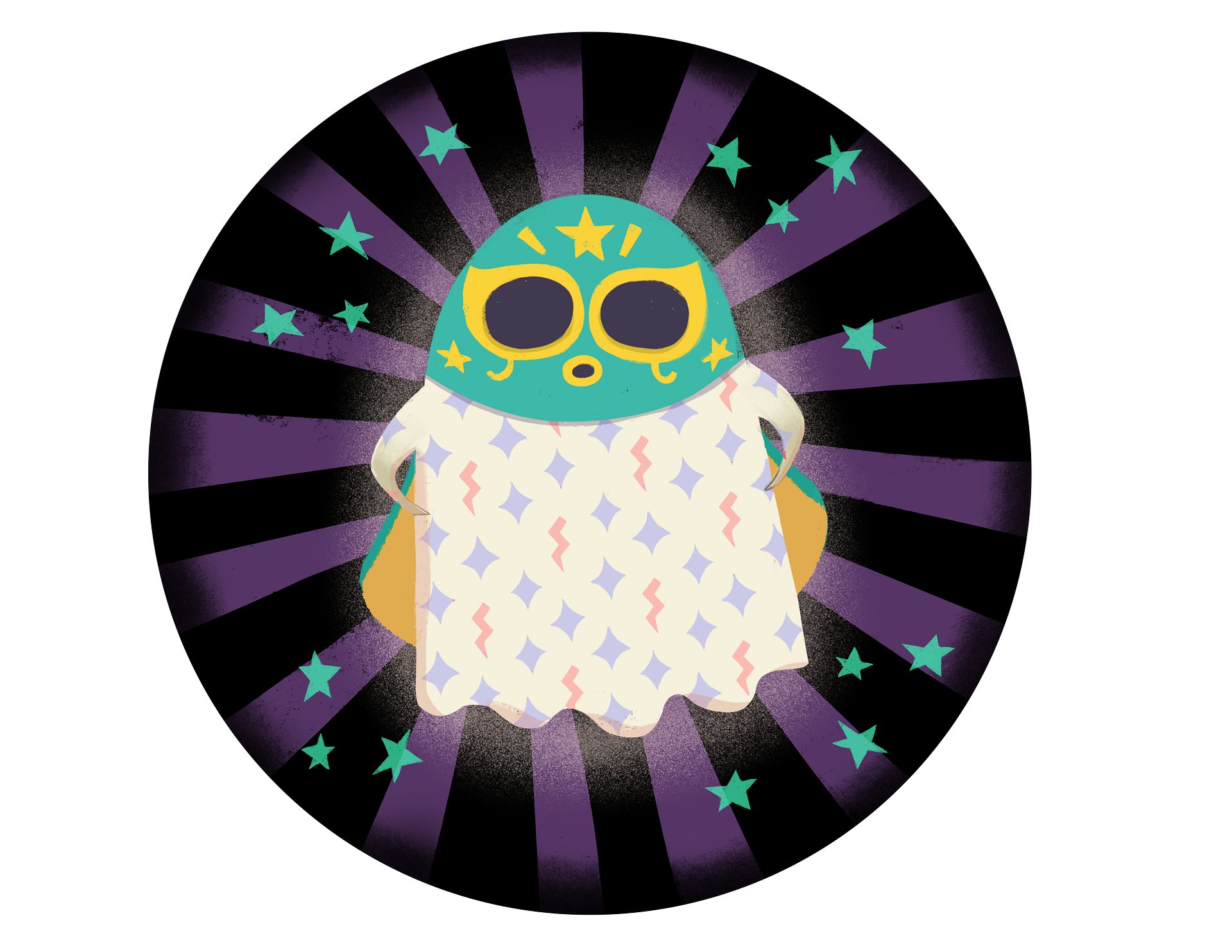 Little Ghost Luchador - T-Shirt product image (2)