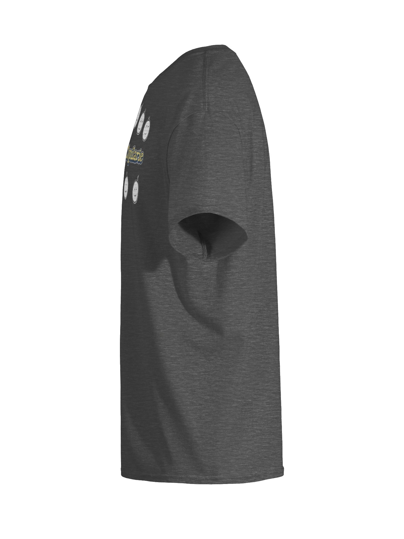 👕 Tricou Gri Cărbune Bărbați „Amintiri Din Copilărie” – Personajele product image (9)