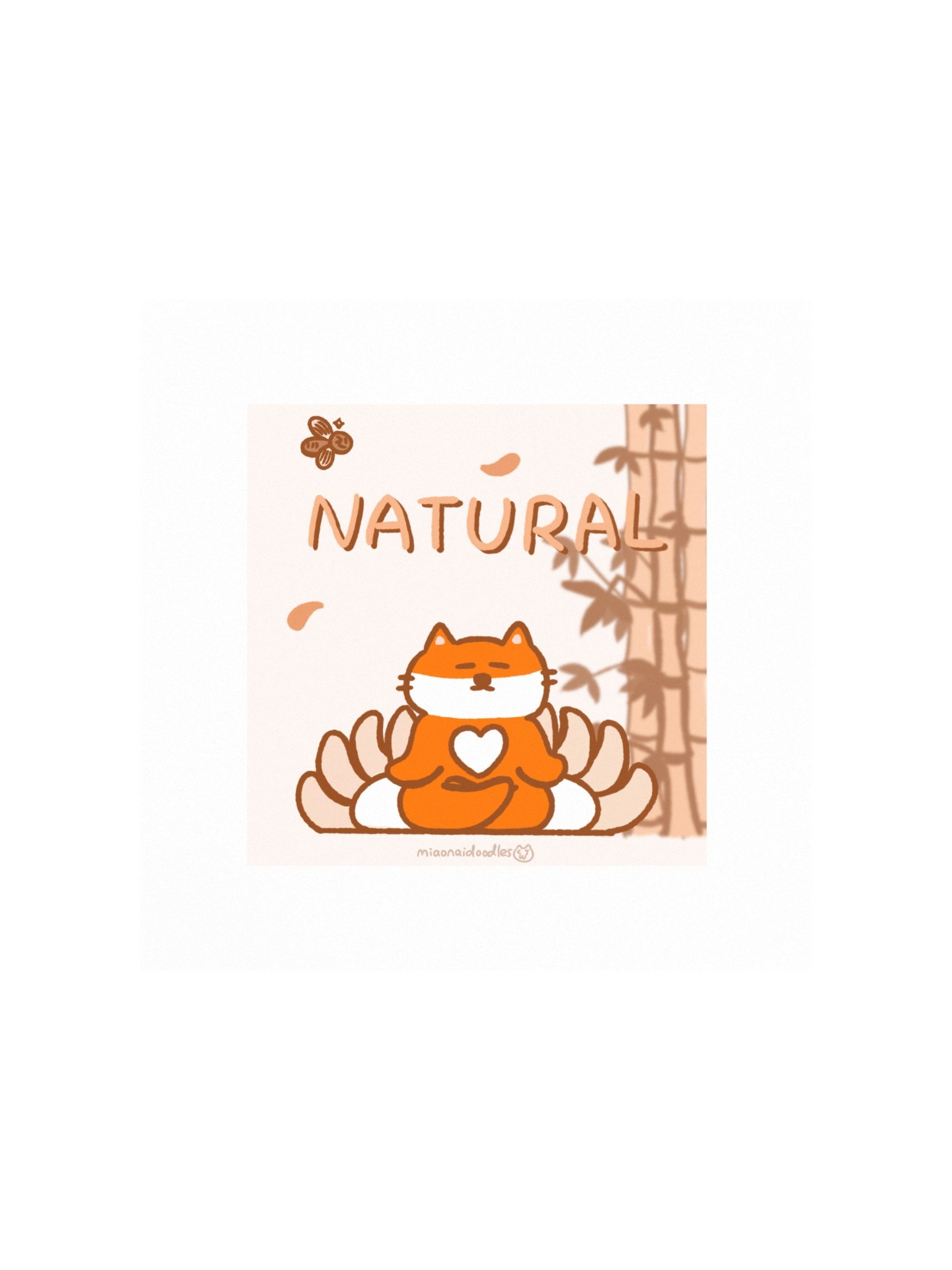 Natural (Zen) Print - featuring Huzi product image (2)