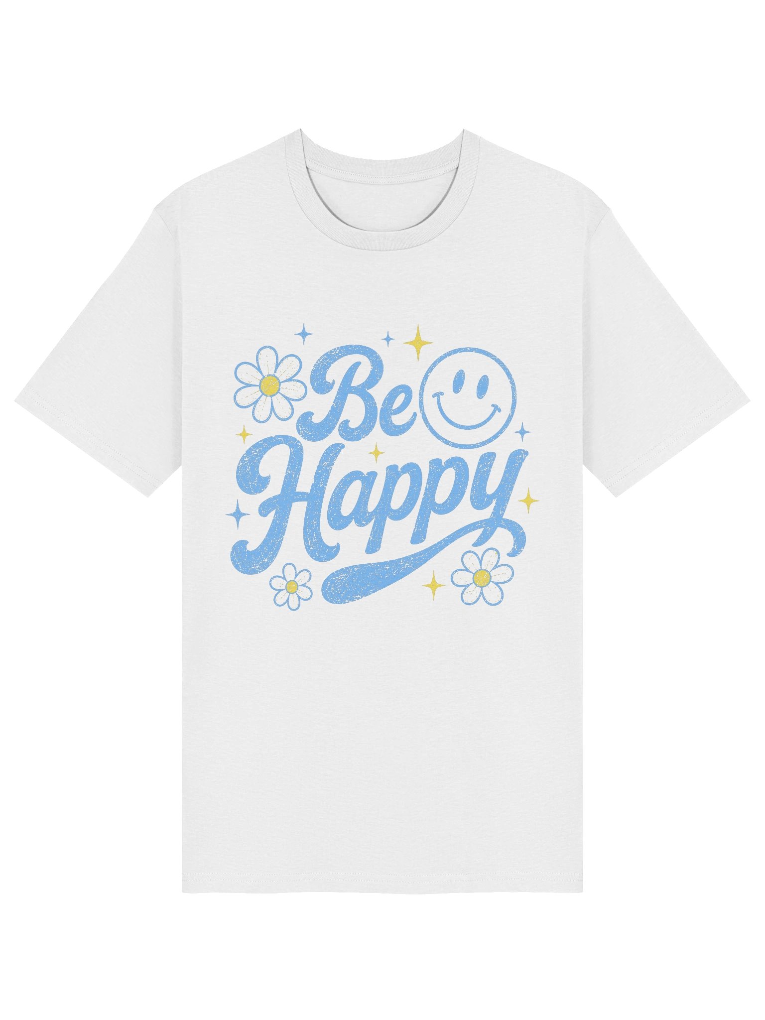 Be Happy Floral Retro Smile product image (1)