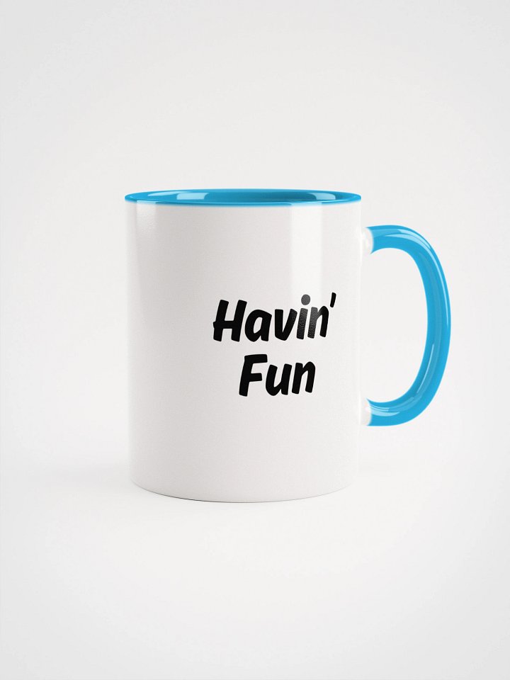“Havin’ Fun” My Vibe Ceramic Mug with Color product image (2)