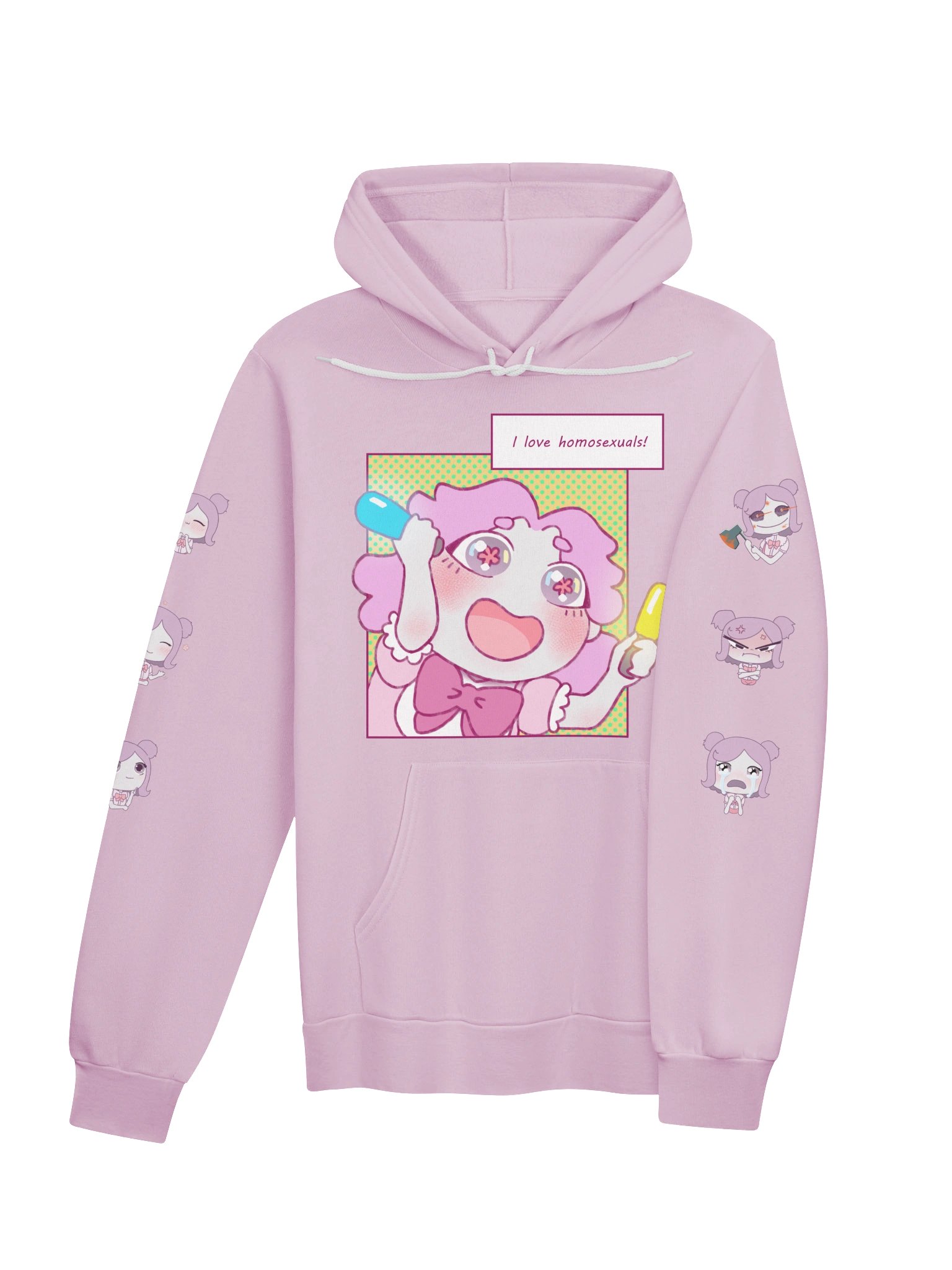 I Love Homosexuals! Hoodie - Deluxe product image (4)