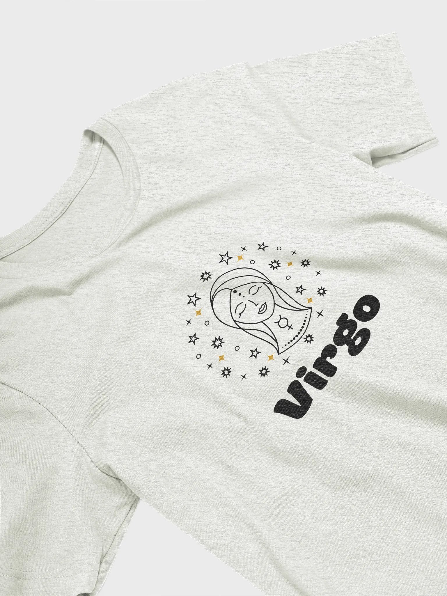 Virgo Maiden T-shirt - Black Writing product image (24)