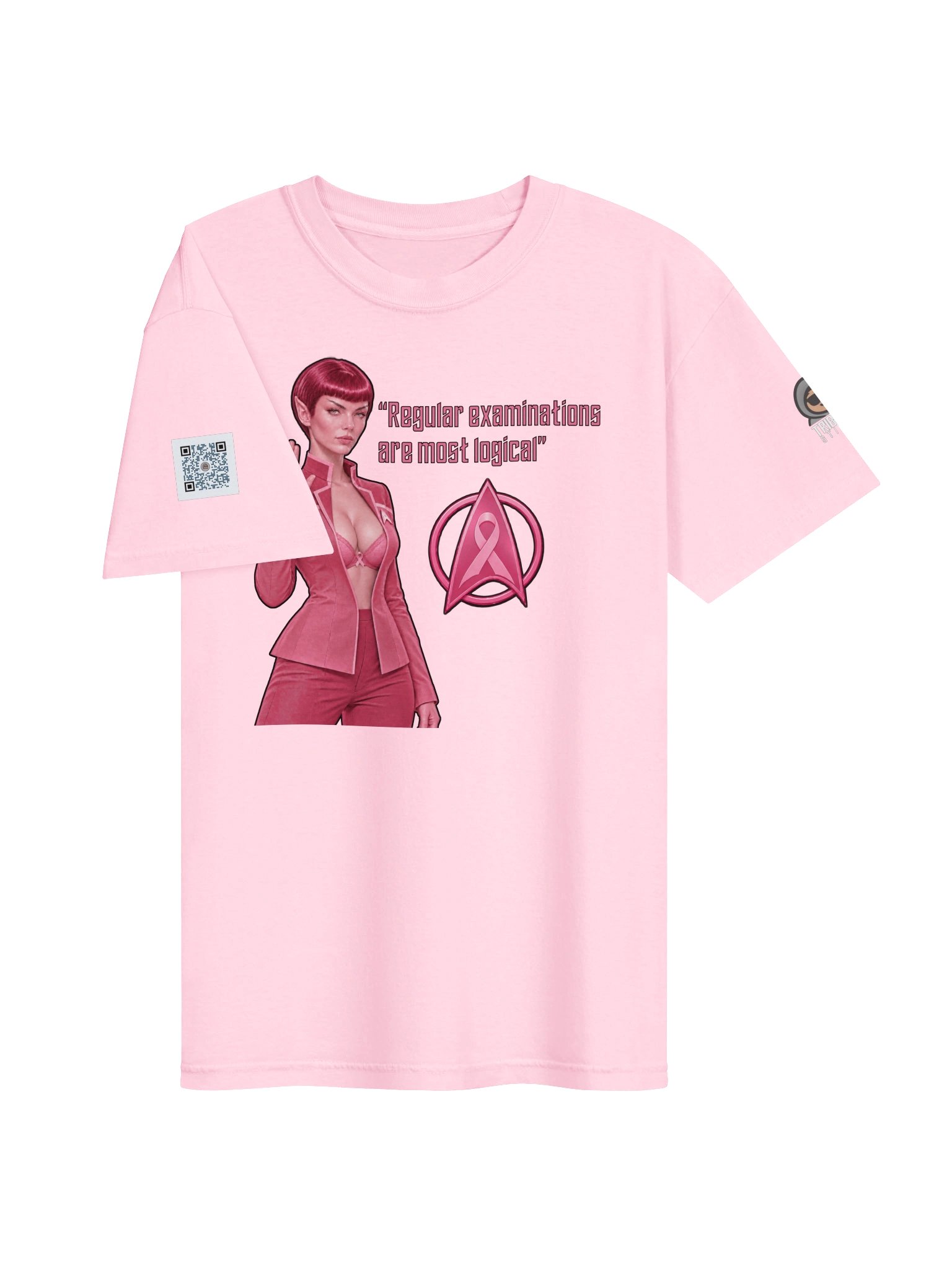 Tribble Stitch Presents: T'Palpable Logic™ Breast Cancer Awareness Comfort Colors® Tee product image (166)