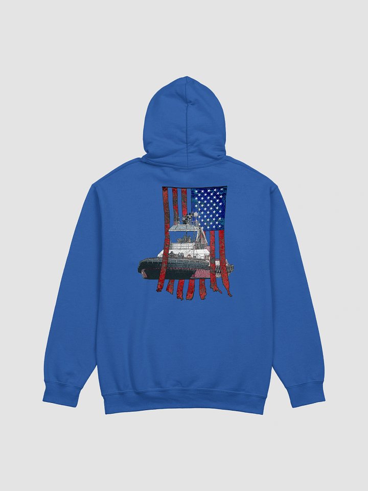 Athena Tug & American Flag – Classic Marine Workwear | Twin Anchor Apparel Deckhand Heritage Line product image (1)