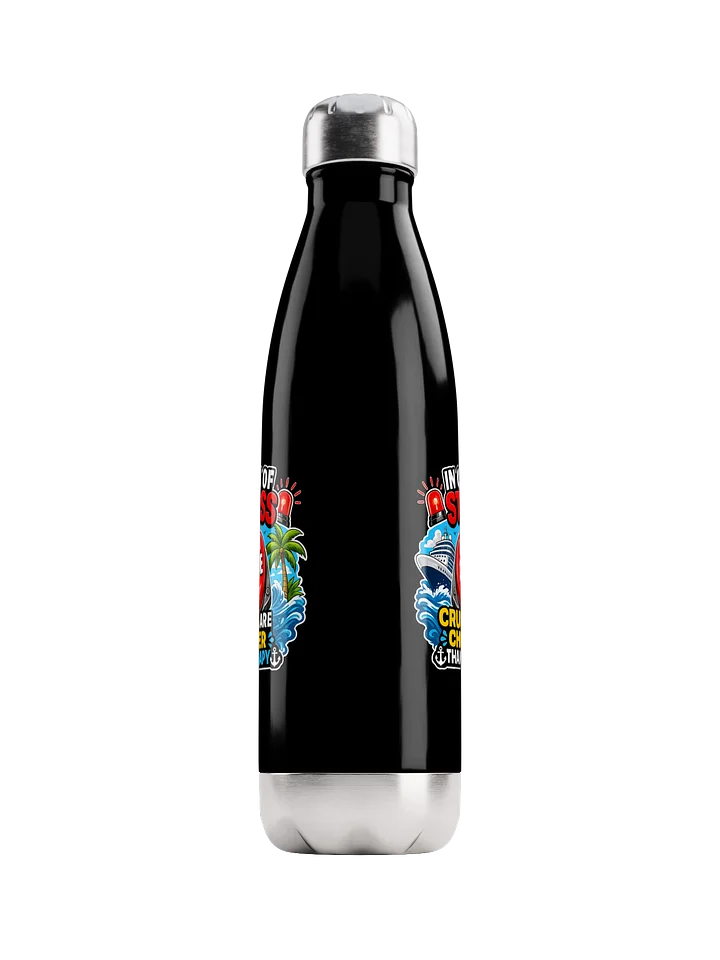 Cruises Are Cheaper Therapy Steel Water Bottle product image (1)