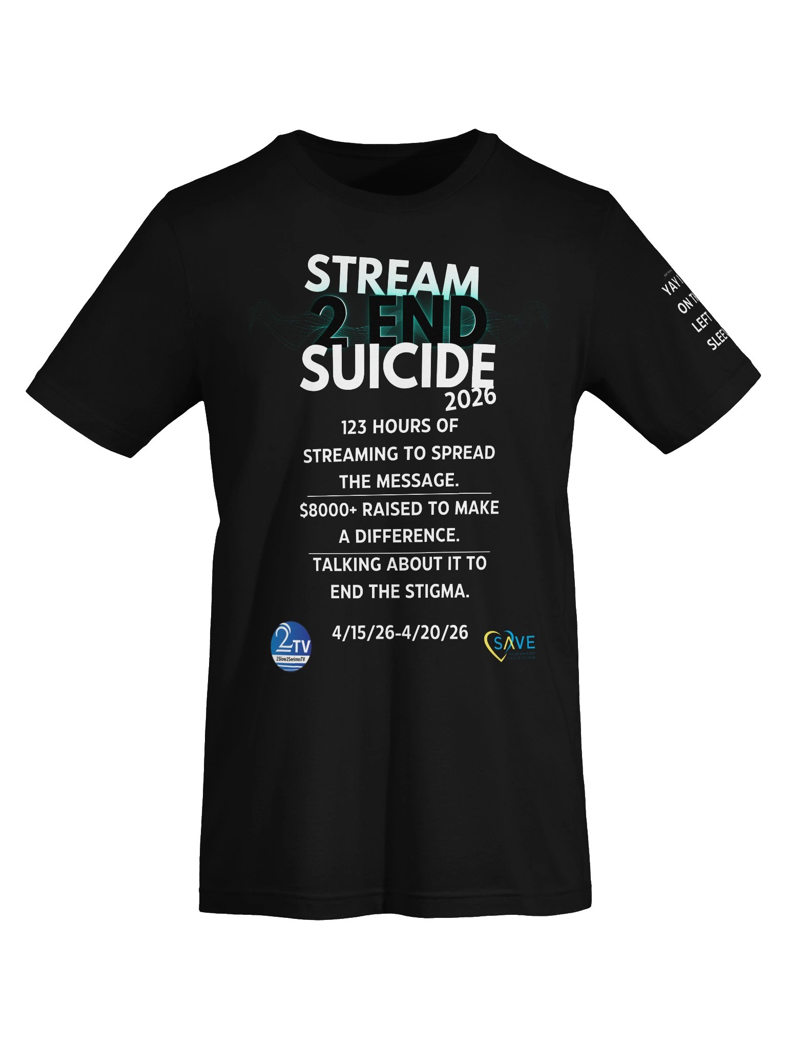 Stream 2 End Suicide 2026 Tee product image (14)