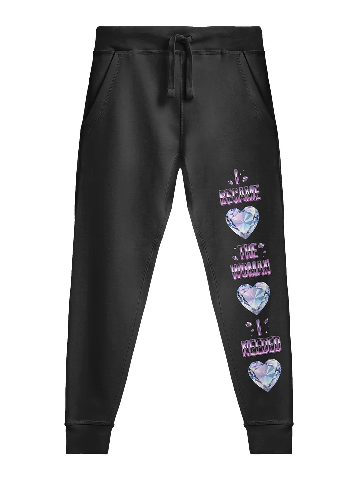 I Became The Woman I Needed – Chrome Statement Sweatpants product image (1)