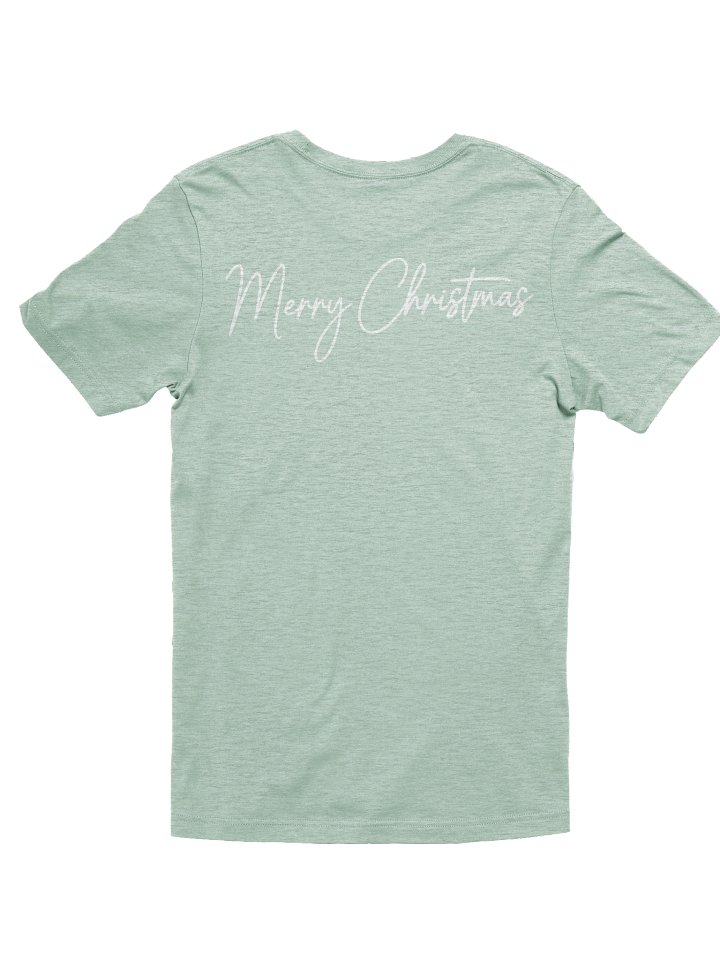 Vintage Merry Christmas Santa T-Shirt – Retro Holiday Graphic Tee with Candy Canes & Festive Typography product image (2)
